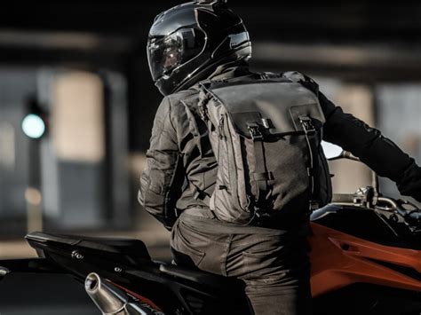 mount backpack on motorcycle